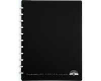 Atoma Eco  schrift, ft A4 +, 120 bladzijden, gelijnd, met 6 tabbladen en 5 showtassen, assorti