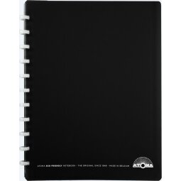 Atoma Eco cahier, ft A4 +, 120 pages, quadrillé 5 mm, 6 intercalaires et 5 pochettes, assorti