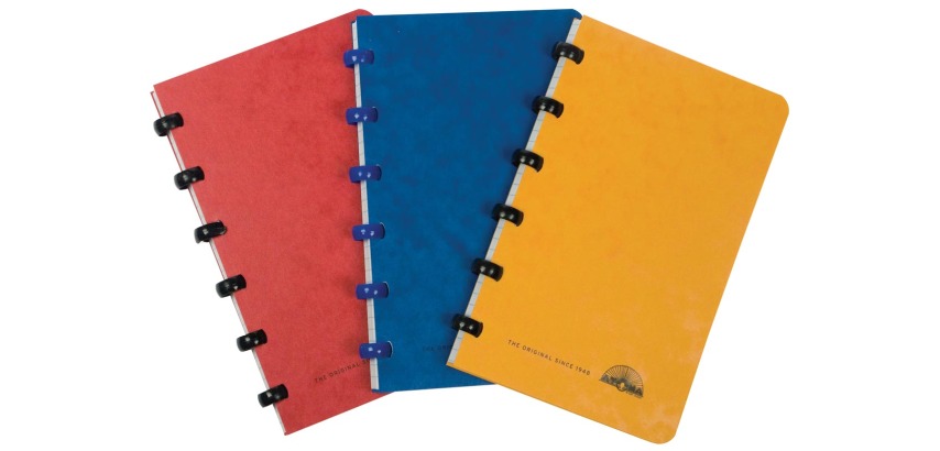 Atoma Classic Notizbuch, Format 10 x 16,5 cm, 120 Seiten, Kartonumschlag, verschiedene Farben