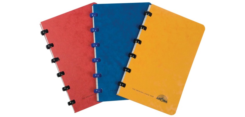 Atoma Classic carnet de notes, ft 10 x 16,5 cm, 120 pages, couverture en carton, couleurs assorties