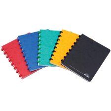 Atoma Classic cahier A5 - 100 pages - ligné - couleurs assorties