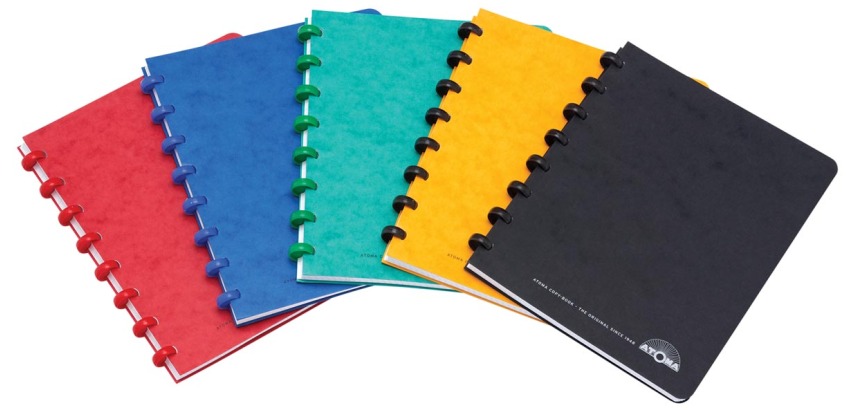 Atoma Classic Notizbuch A5 - 100 Seiten - liniert - Sortiment