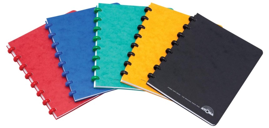 Cahier anneaux Atoma Classic 16,5 x 21 cm ligné - 100 pages