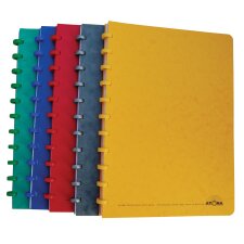 Atoma Classic cahier A4 - 100 pages - ligné - couleurs assorties