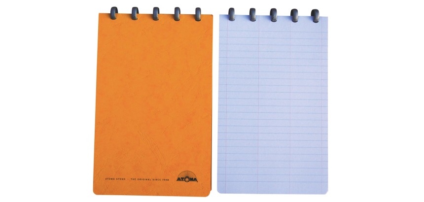 Atoma Classic stenoboekje, ft 130 x 210 mm, 120 bladzijden, geassorteerde kleuren
