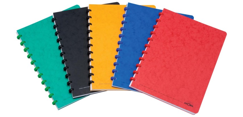 Atoma Classic Heft, A4-Format, 144 Seiten, liniert, verschiedene Farben