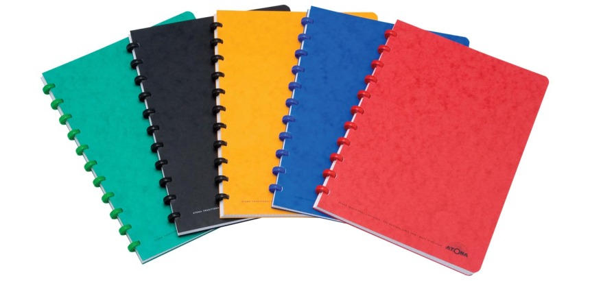 Atoma Classic schrift, ft A4, 144 bladzijden, gelijnd, geassorteerde kleuren