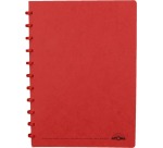Atoma notebook, A4 size, 144 pages, 5 mm grid, red