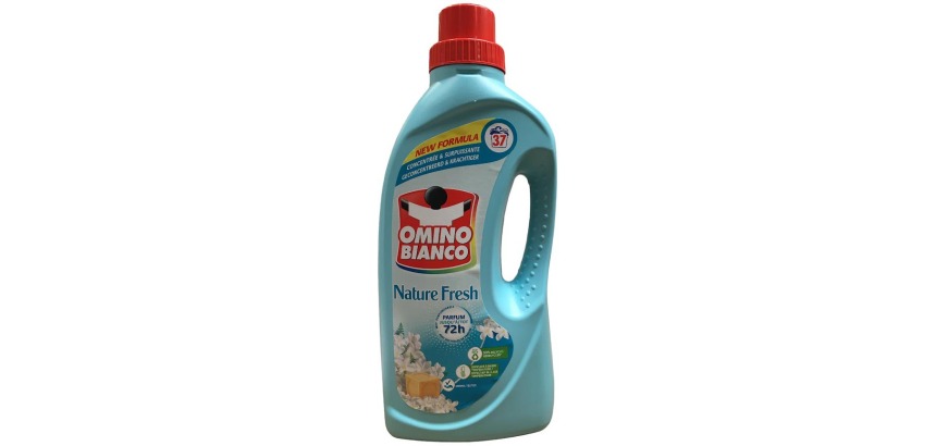 Omino Bianco Nature Fresh wasmiddel, 37 doseringen, fles van 1,48 l