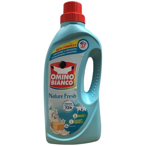 Omino Bianco Nature Fresh détergent, 37 doses, bouteille de 1,48 l