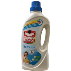 Omino Bianco Sensitive détergent, 37 doses, bouteille de 1,48 l