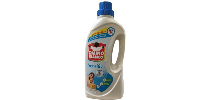 Omino Bianco Sensitive détergent, 37 doses, bouteille de 1,48 l