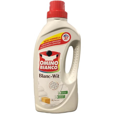 Omino Bianco Blanc détergent, 37 doses, bouteille de 1,48 l