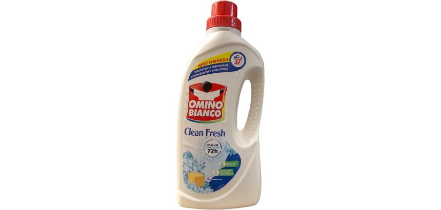 Omino Bianco Clean Fresh détergent, 37 doses, bouteille de 1,48 l