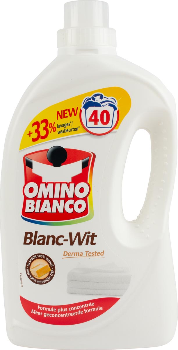 Omino Bianco détergent Blanc, flacon de 2 l on