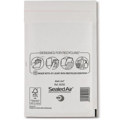 Mail Lite enveloppes à bulles d'air, blanc, B/00, 120 x 210 mm, boîte de 100 pièces