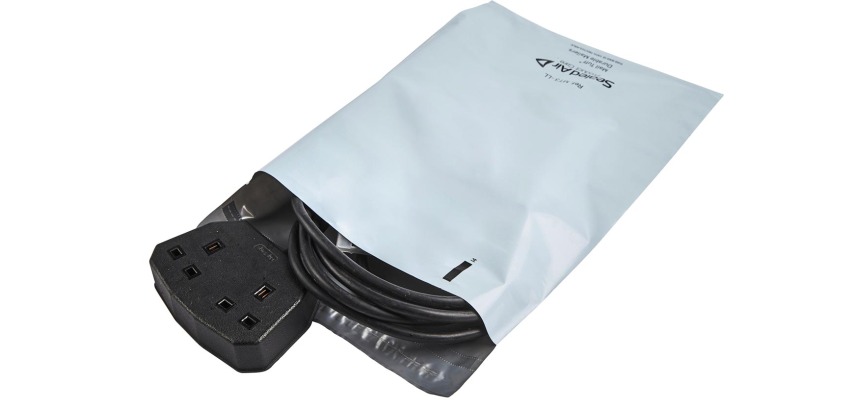 Mail Lite TUFF Polyethylene bubble mailers, white, D/1, 180 x 260 mm, box of 100 pieces