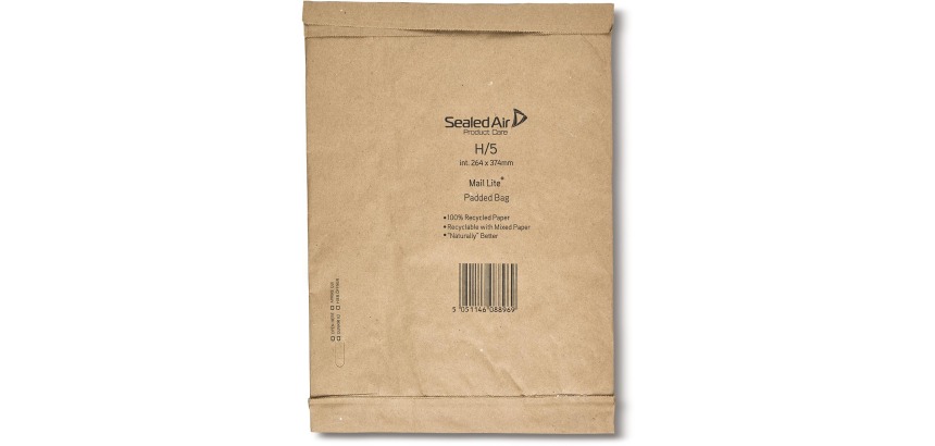 Mail Lite Padded Bag enveloppen, brun, H/5, 264 x 374 mm, boîte de 50 pièces