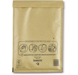 Mail Lite enveloppes à bulles d'air, or, F/3, 220 x 330 mm, boîte de 50 pièces