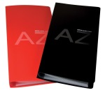 Apli Visitekaartenmap, Ft 27,5 x 12 cm, voor 160 kaarten, zwart