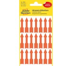 Avery Zweckform 3008, markeringspijlen, lichtrood, 3 vel, 63 per vel, 39 x 9 mm