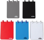 Atoma carnet de poche ft A7, 120 pages, PP, quadrillé 5 mm, couleurs assorties