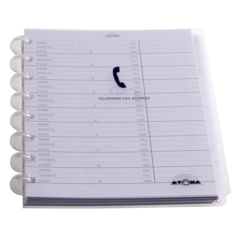 Atoma Telefoonregister, geassorteerde kleuren