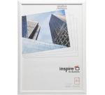 Hampton cadre de photo, profilé en PVC 1.4 cm, blanc, A4