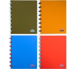 Atoma Nature schrift, ft A5, 144 bladzijden, geruit 5 mm, geassorteerde kleuren