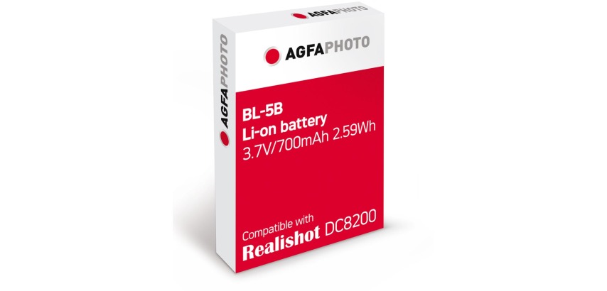 AgfaPhoto Ersatzakku für Digitalkamera DC8200