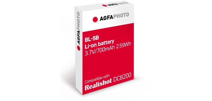 AgfaPhoto batterie de rechange pour appareil photo numérique DC8200