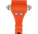 Westcott First Aid Only marteau de secours avec coupeur de ceinture, incl. fixation, 2 pièces, orange