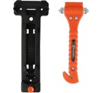 Westcott First Aid Only marteau de secours avec coupeur de ceinture, incl. fixation, 2 pièces, orange