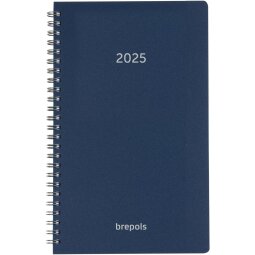 Brepols agenda Breform Polyprop 6-talig, blauw, 2025