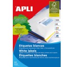 Apli witte etiketten ft 105 x 42,4 mm (b x h), 1.400 stuks, 14 per blad (1277)