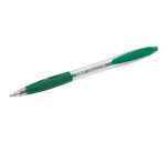 BIC Atlantis Classic Grip Click Medium Ballpoint Pen Green