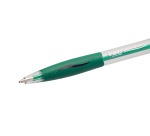 BIC Atlantis Classic Grip Click Medium Ballpoint Pen Green