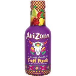 Arizona thé froid Fruit Punch, bouteille de 500 ml, paquet de 6 pièces