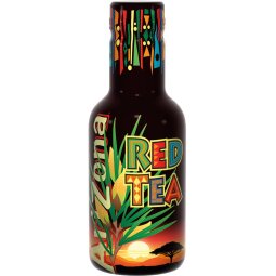 Arizona thé froid Rooibos Red Tea, bouteille de 500 ml, paquet de 6 pièces