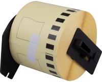 Brother QL compatible tape, width: 62 mm, white paper, removable