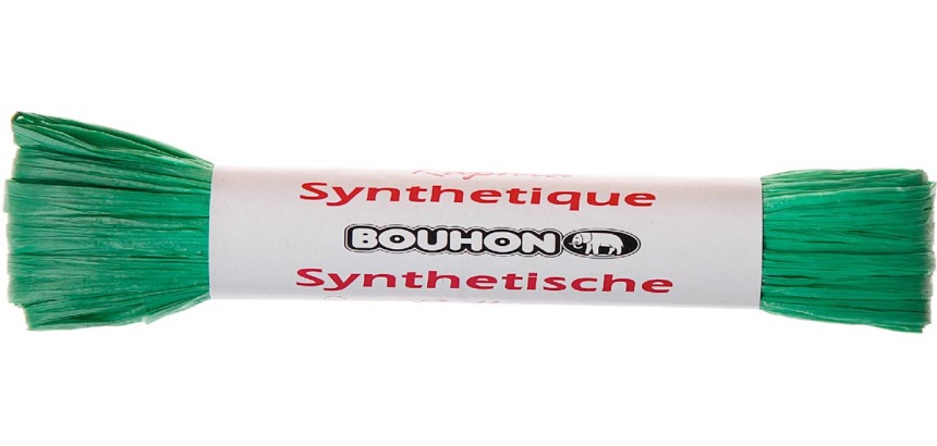 Bouhon raffia, synthetic, 10 g, light green
