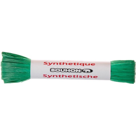 Bouhon raphia, synthétique, 10 g, vert clair