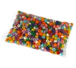 Bouhon beads, round, plastic, 1000 pieces, assorted