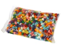 Bouhon parels, hart, kunststof, 1000 stuks, assorti