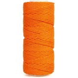 Bouhon macramétouw 200 g, ca.130 m, dikte: 2 mm, oranje