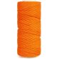 Bouhon cordon coton macramé 200 g, ca.130 m, épaisseur: 2 mm, orange