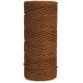 Bouhon cordon coton macramé 200 g, ca.130 m, épaisseur: 2 mm, brun foncé