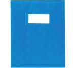 Protège-cahier, ft 16,5 x 21 cm, en plastic de 120 micron, bleu