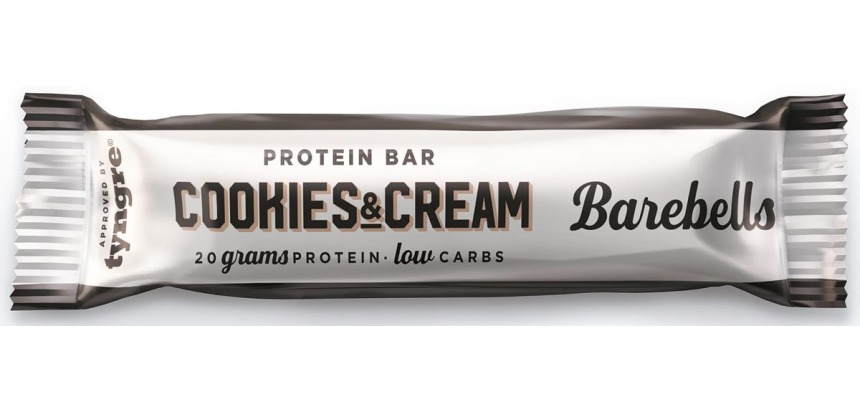 Barebells reep Original Cookies & Cream, 55 g, pak van 12 stuks