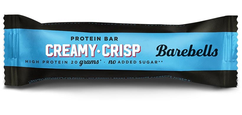 Barebells barre Creamy Crisp, 55 g, paquet de 12 pièces